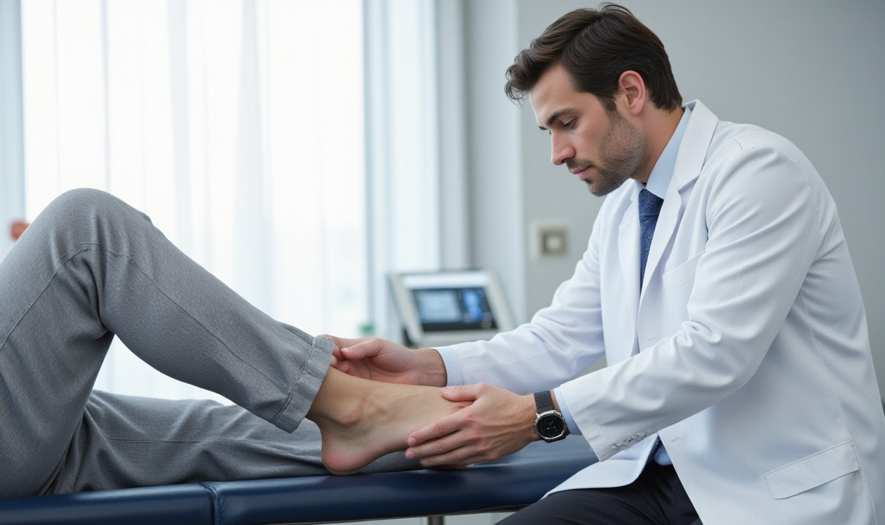 Блокада пяточной шпоры