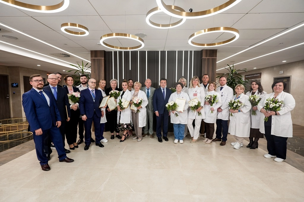 Губернатор Московской области Андрей Воробьев посетил Институт ядерной медицины Губернатор Московской области Андрей Воробьев посетил Институт ядерной медицины